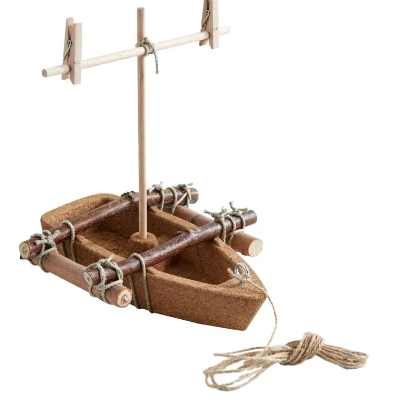 Haba Kit De Montaje - Barco De Corcho - ^ Barcos, Juguetes Para El Agua Y La Playa