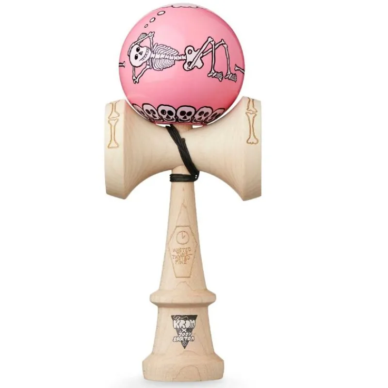 KROM Kendama Jody Bartons Skeletons Pink - ^ Diabolos Y Malabares