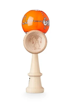 KROM Kendama Jody Bartons Skeletons Orange - ^ Diabolos Y Malabares