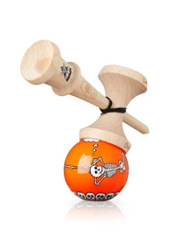 KROM Kendama Jody Bartons Skeletons Orange - ^ Diabolos Y Malabares