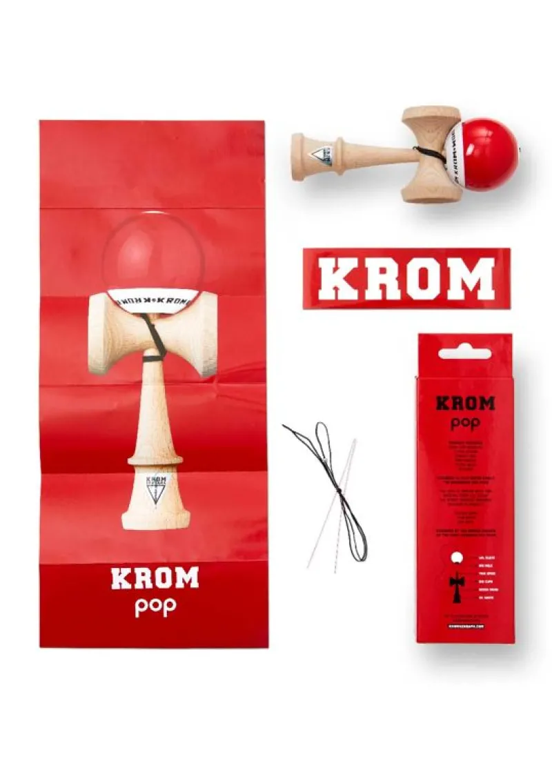 KROM Kendama Pop Lol Rojo - ^ Diabolos Y Malabares