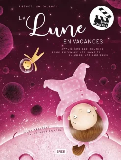 Sassi Junior Libro De Luz Y Sonido - La Luna De Vacaciones - ^ Libros