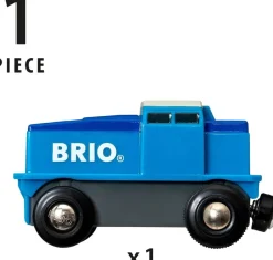 Brio Locomotora De Carga Azul Con Bateria - ^ Locomotoras, Vagones Y Trenes Brio