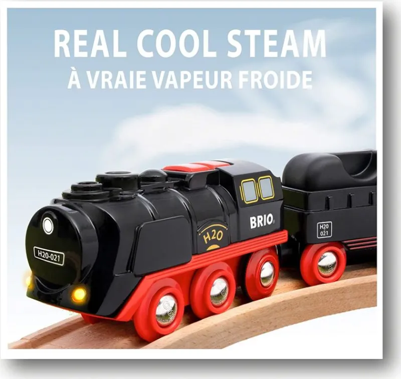 Brio Locomotora De Vapor A Bateria - ^ Locomotoras, Vagones Y Trenes Brio