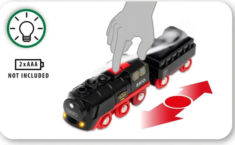 Brio Locomotora De Vapor A Bateria - ^ Locomotoras, Vagones Y Trenes Brio