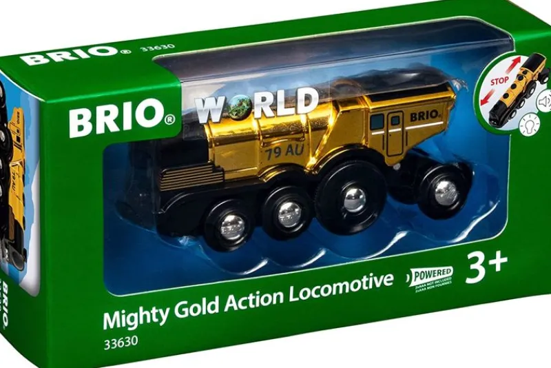 Brio Locomotora Multifuncion Dorada - ^ Locomotoras, Vagones Y Trenes Brio