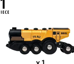 Brio Locomotora Multifuncion Dorada - ^ Locomotoras, Vagones Y Trenes Brio