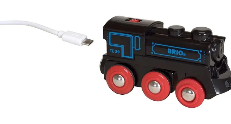 Brio Locomotora Recargable Con Minicable - ^ Locomotoras, Vagones Y Trenes Brio