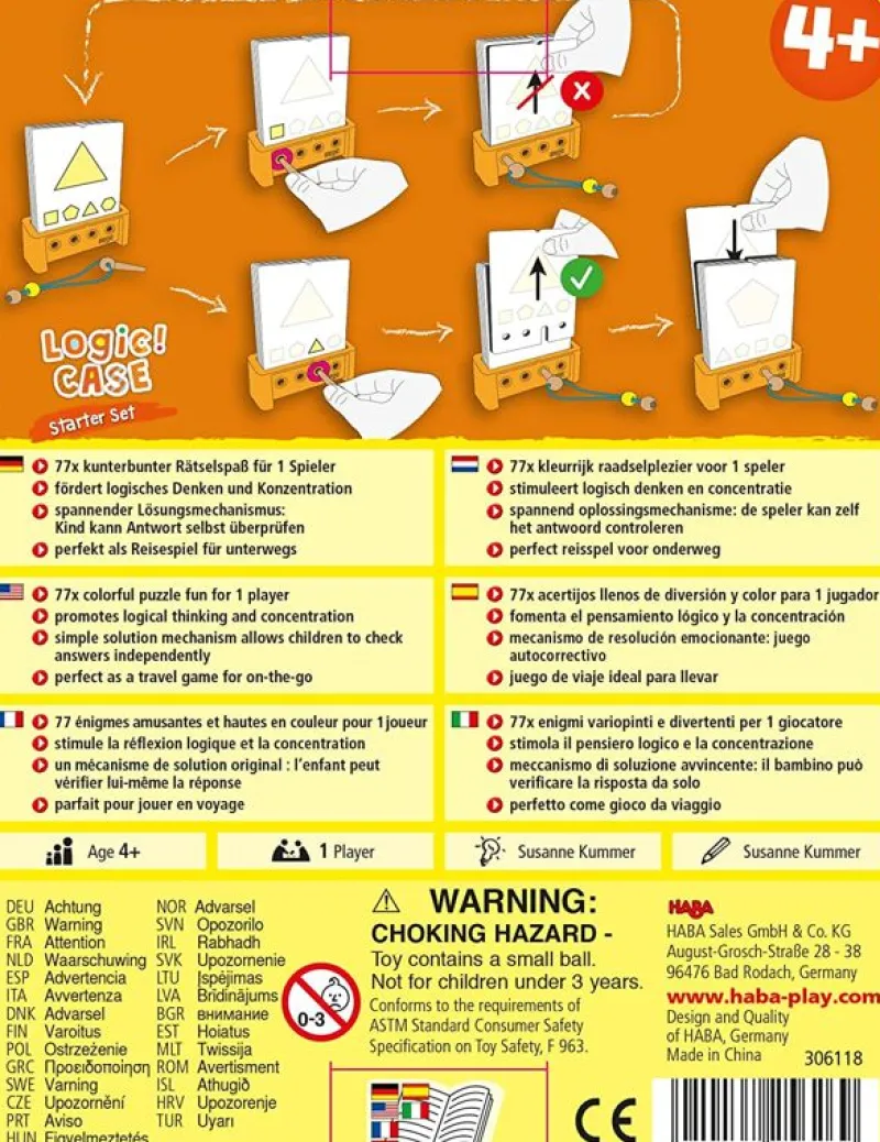 Haba Logic Case Starter Set 4+ - ^ Aprender Divirtiéndose