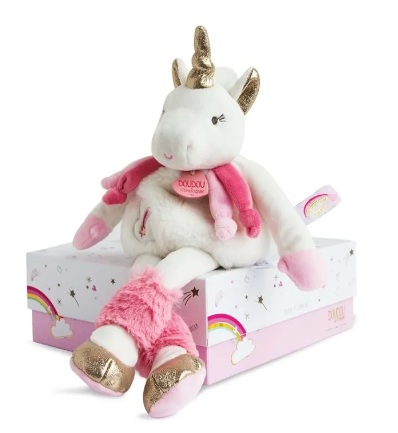 Doudou et Compagnie Lucie El Unicornio De Peluche 22 Cm - ^ Doudous