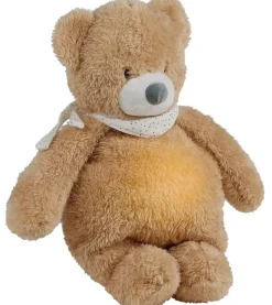 Nattou Luz De Noche De Peluche Oso Sleepy - Marron Claro - ^ Linternas Y Lámparas De Noche