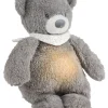 Nattou Luz De Noche De Peluche Oso Sleepy - Gris - ^ Linternas Y Lámparas De Noche