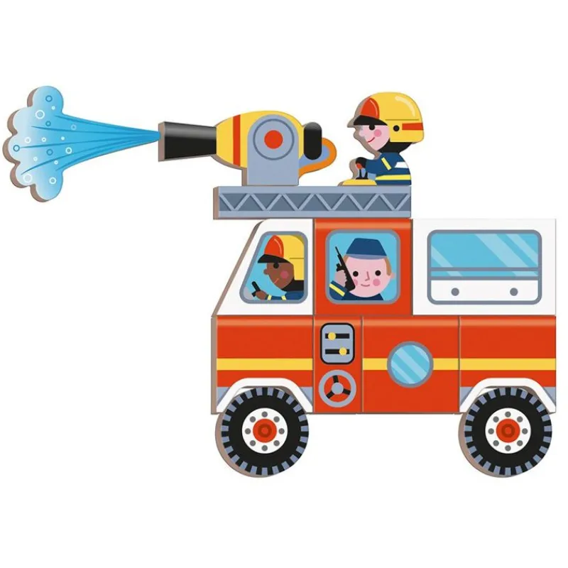 Janod Magneti'Book Bomberos - ^ Imanes, Libros Magnéticos Y Juegos Magnéticos