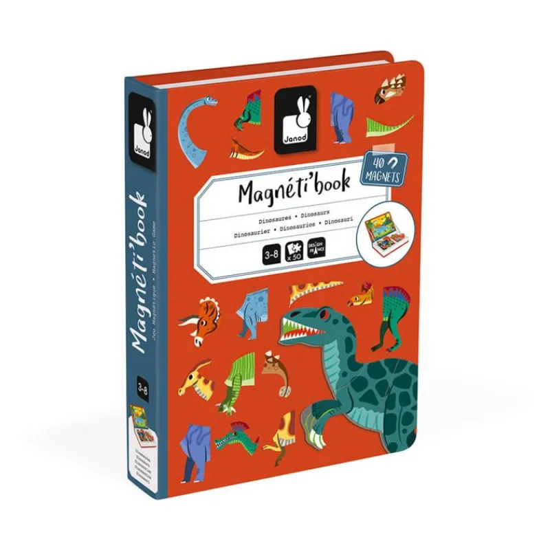 Janod Magneti'Book Dinosaurios - ^ Imanes, Libros Magnéticos Y Juegos Magnéticos