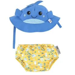 Zoocchini Maillot Y Gorra De Ballena (12-24M) - ^ Barcos, Juguetes Para El Agua Y La Playa