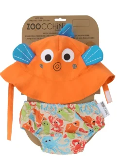 Zoocchini Maillot Y Gorra De Pez (6-12M) - ^ Barcos, Juguetes Para El Agua Y La Playa