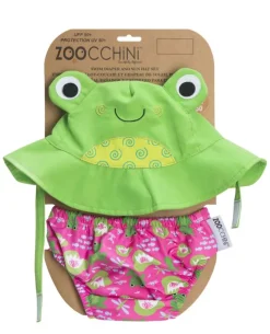 Zoocchini Maillot Y Gorra De Rana (12-24M) - ^ Barcos, Juguetes Para El Agua Y La Playa