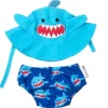 Zoocchini Maillot Y Gorra De Tiburon (3-6M) - ^ Barcos, Juguetes Para El Agua Y La Playa