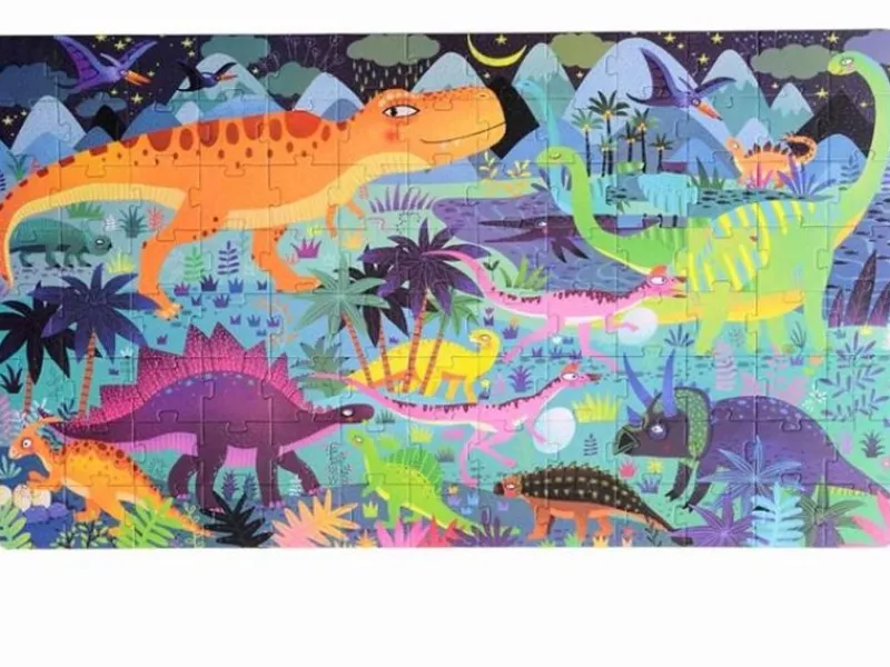 Mideer Maleta Puzzle My Dinosaur 104 Pcs - ^ Puzzles De 100 A 200 Piezas