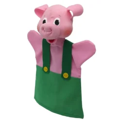 Mu00fa Marioneta Del Cerdito Verde - Mu^ Teatro Y Marionetas