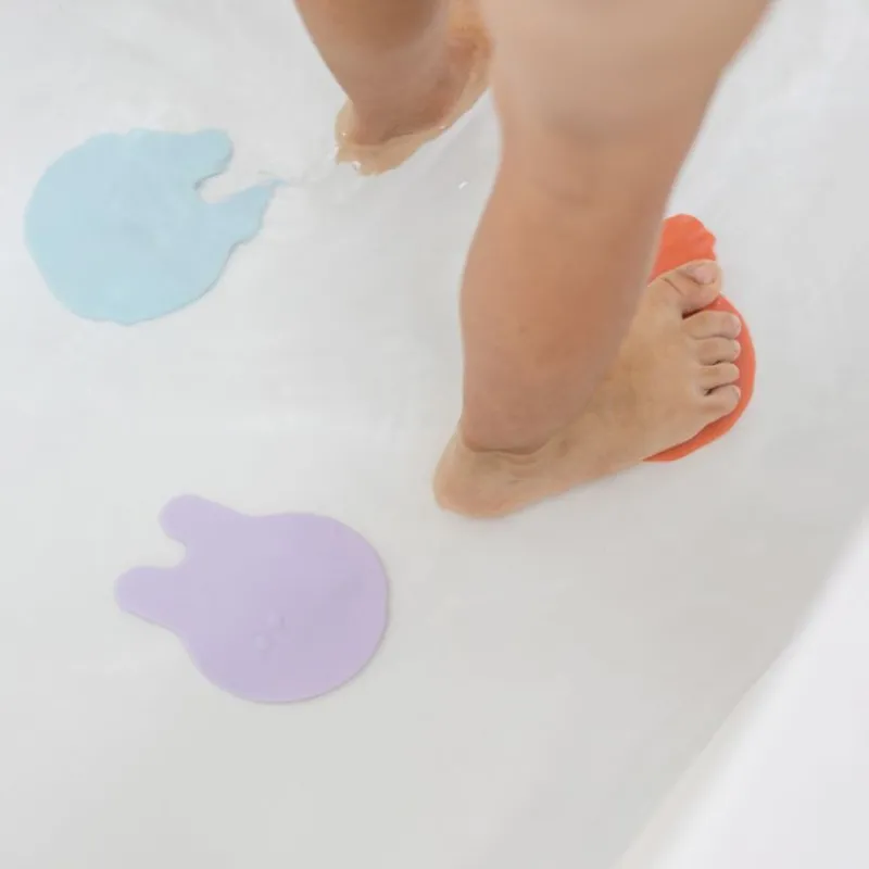 Quut Medusas De Baño Antideslizantes Grippi Azul Coral - ^ Juguetes Para El Baño