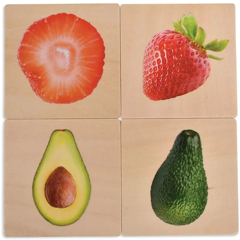 TickiT Memo De Frutas Y Verduras Mix & Match - ^ Aprender Divirtiéndose
