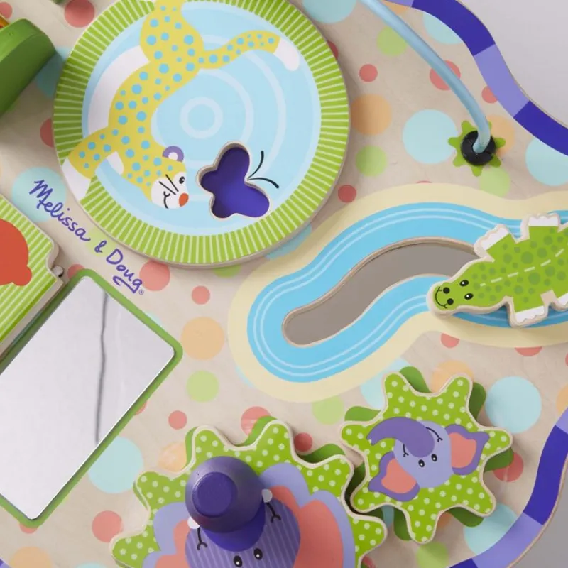 Melissa & Doug Mesa De Actividades En La Selva - ^ Juguetes Para El Aprendizaje Temprano Y La Motricidad