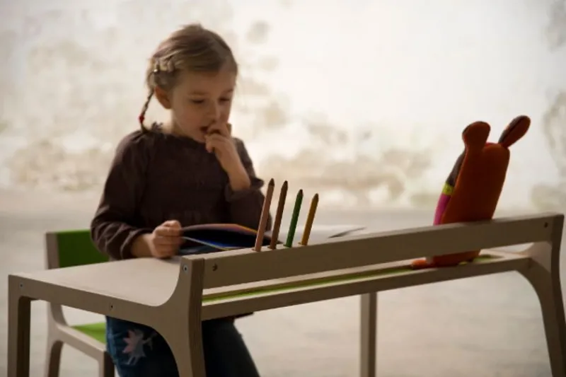 Sirch Mesa De Escritorio Para Niños Sibis Afra - Gris - ^ Escritorios, Mesas Y Sillas