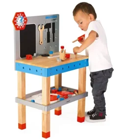Janod Mesa De Trabajo Magnetica Brico'Kids - ^ Bancos De Trabajo, Cajas De Herramientas, Bricolaje...