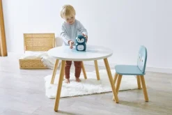 Janod Mesa Y 2 Sillas Para Niños De Madera - ^ Escritorios, Mesas Y Sillas