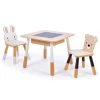Tender Leaf Toys Mesa Y Sillas Infantiles De Mdf Y Madera - ^ Escritorios, Mesas Y Sillas