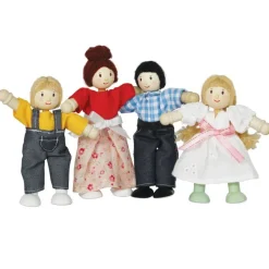 Le Toy Van Mi Familia De 4 Muñecas De Madera - ^ Accesorios Para Casas De Muñecas