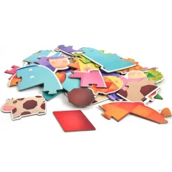 Mideer Mi Primer Puzzle Geometrico De Animales - ^ Rompecabezas De 12 Piezas