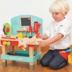 Le Toy Van Mi Primer Taller - ^ Bancos De Trabajo, Cajas De Herramientas, Bricolaje...