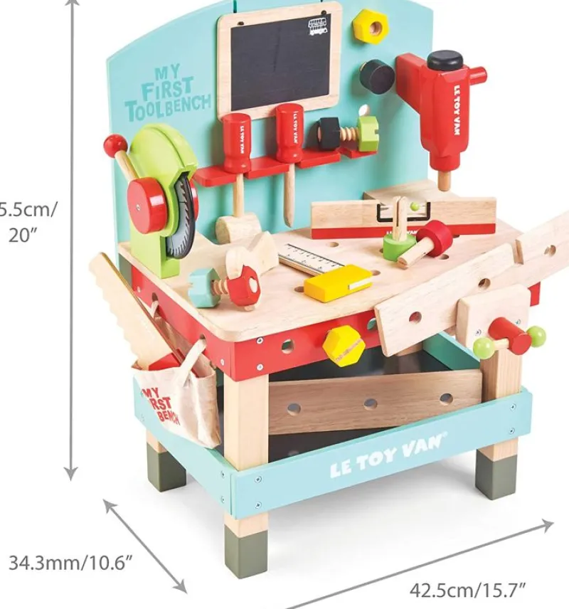 Le Toy Van Mi Primer Taller - ^ Bancos De Trabajo, Cajas De Herramientas, Bricolaje...