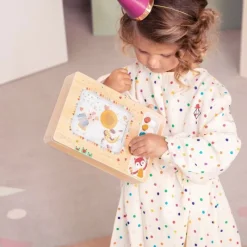Lilliputiens Mi Primera Caja De Música Animada Beige De Madera ^ Cajas De Música