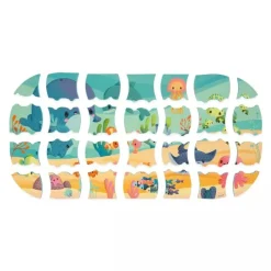 Janod Mi Puzle De Baño Oceano - ^ Puzzles De 20 A 48 Piezas