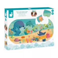 Janod Mi Puzle De Baño Oceano - ^ Puzzles De 20 A 48 Piezas