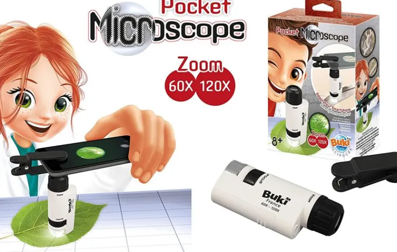 Buki France Microscopio De Bolsillo - ^ Descubrimiento De La Ciencia