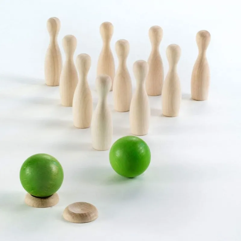 Milaniwood Mini Bolos Verdes - ^ Bolos, Petanca Y Croquet