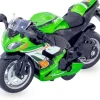 Ulysse Motocicleta En Miniatura De Friccion Verde ^ Ciclistas En Miniatura