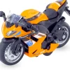 Ulysse Motocicleta En Miniatura De Friccion Naranja ^ Ciclistas En Miniatura