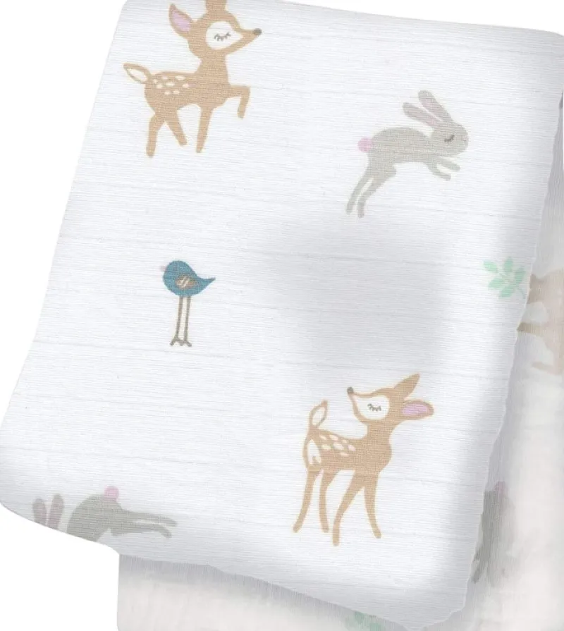 Lulujo Muselina Larga - Petit Fawn - ^ Mantas Y Pañales