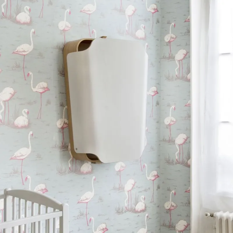 Charlie Crane Noga Cambiador De Pared Para Bebes - Blanco - ^ Mobiliario De Guarderia