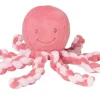 Nattou Octopus Octopus Rosa Coral - ^ Doudous