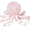 Nattou Octopus Poulpe Rose Clair-Blanc - ^ Doudous