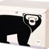 3 Sprouts Oso De La Caja De Juguetes - ^ Cajas De Juguetes Y Muebles De Almacenamiento