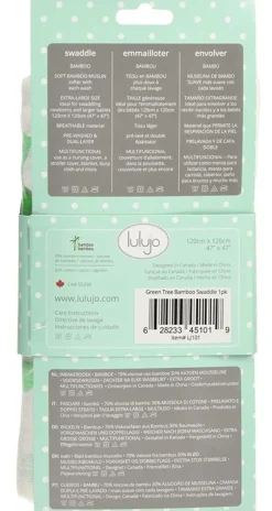 Lulujo Panal De Bambu - Arbre Vert - ^ Mantas Y Pañales