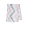 Lulujo Panal De Bambu - Rosa Chevron - ^ Mantas Y Pañales