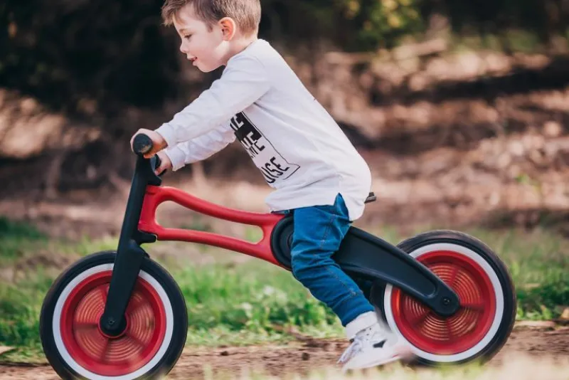 Wishbone Design Studio Patinete Wishbone Recycled Edition Rojo 3 En 1 - ^ Draisiennes Y Bicicletas De Madera